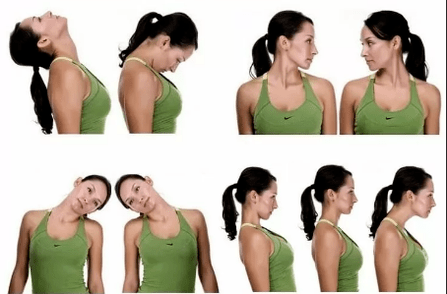Ejercicios de osteocondrosis cervical